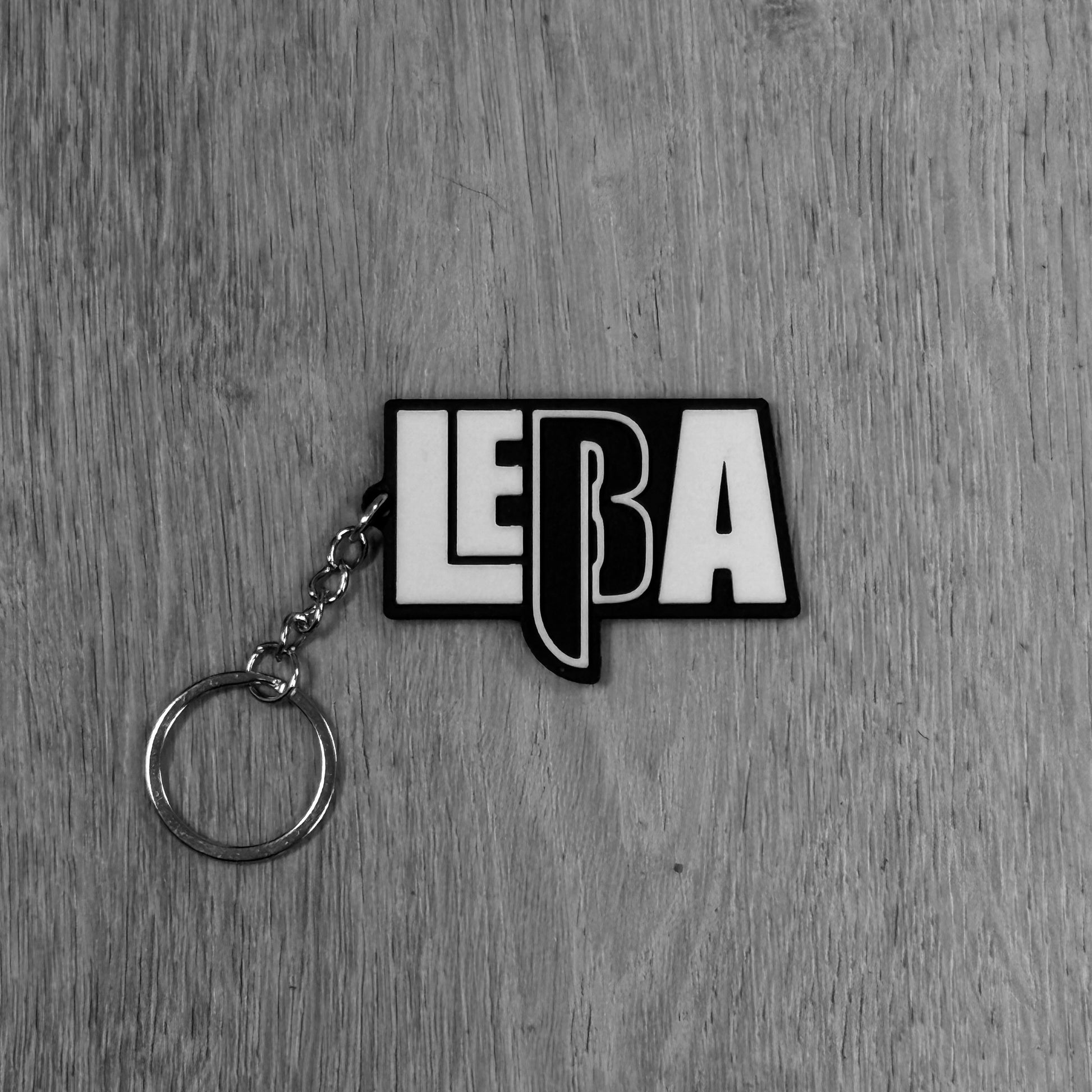LEBA brand keychain