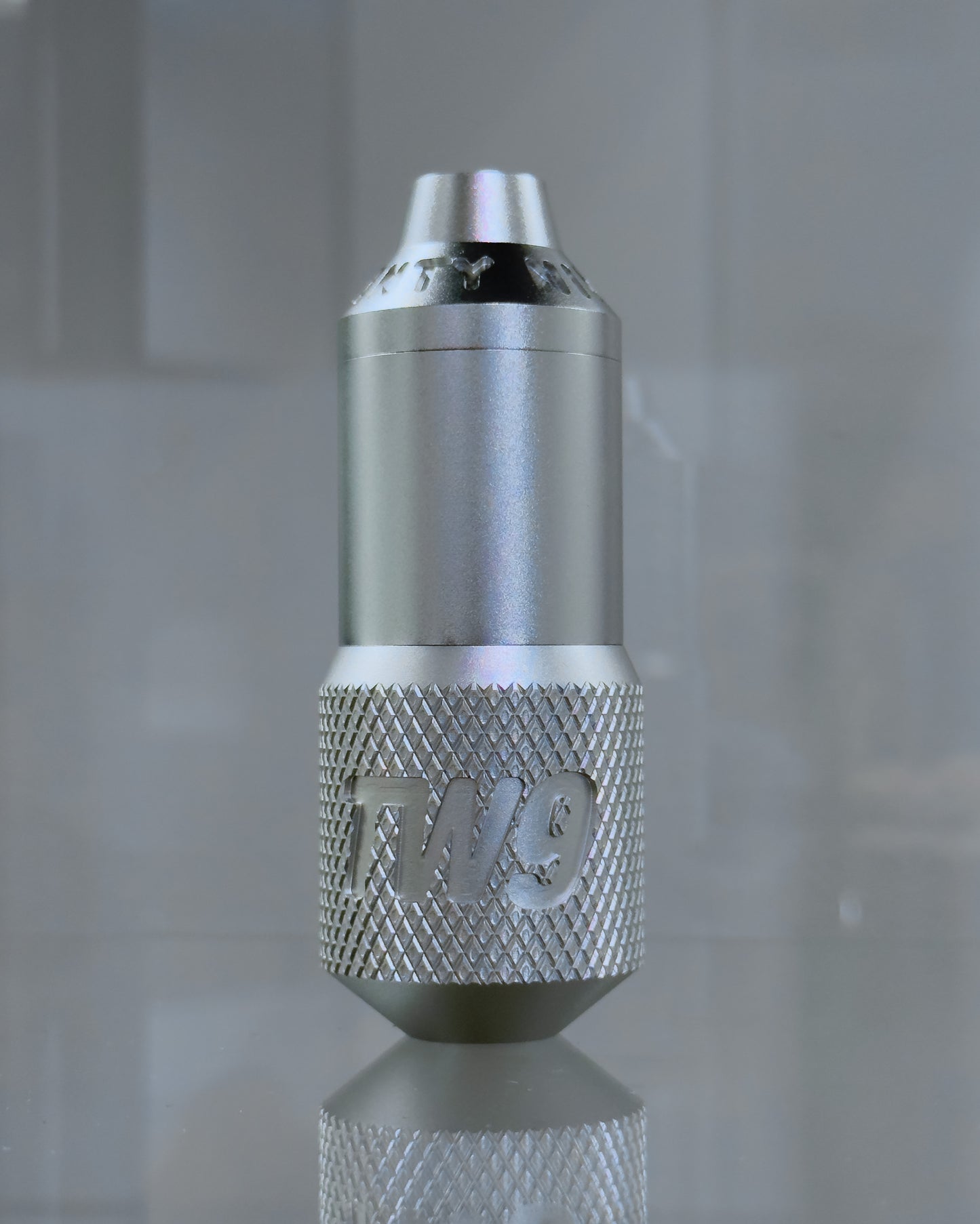 LEBA silver rotary pen tattoo machine with wireless battery included